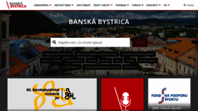 What Banskabystrica.sk website looks like in 2024 