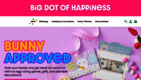 What Bigdotofhappiness.com website looks like in 2024 