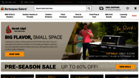 What Bbqgalore.com website looks like in 2024 