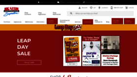 What Bigsandysuperstore.com website looks like in 2024 