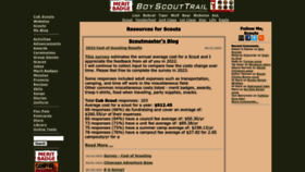 What Boyscouttrail.com website looks like in 2024 