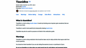 What Buytizanidinee.top website looks like in 2024 