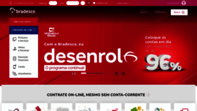 What Banco.bradesco website looked like in 2024 (1 year ago)