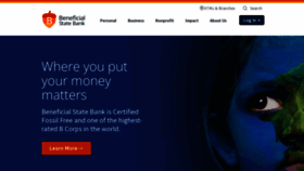 What Beneficialstatebank.com website looks like in 2024 