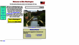 What Bikewashington.org website looks like in 2024 
