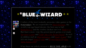 What Bluewizard.com website looks like in 2024 