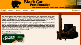 What Blackcatpounder.com website looks like in 2024 