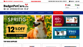 What Budgetpetcare.com website looked like in 2024 (1 year ago)