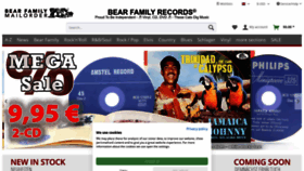What Bear-family.com website looks like in 2024 