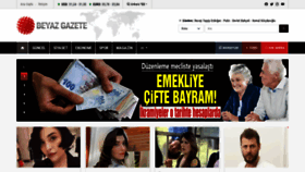 What Beyazgazete.com website looks like in 2024 