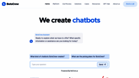 What Botscrew.com website looks like in 2024 