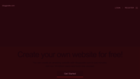 What Bloggosite.com website looks like in 2024 