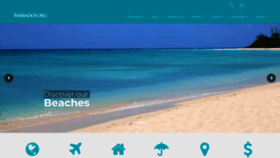 What Barbados.org website looks like in 2024 