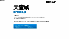 What Biroudo.jp website looks like in 2024 