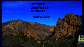 What Blessedquietness.com website looks like in 2024 