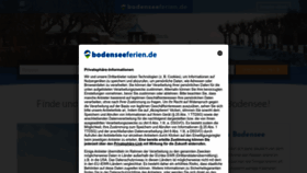 What Bodenseeferien.de website looks like in 2024 
