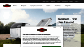 What Boeckmann.com website looks like in 2024 