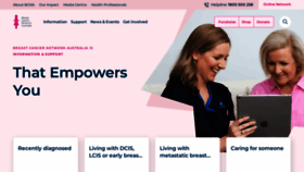 What Bcna.org.au website looks like in 2024 