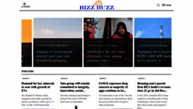 What Bizzbuzz.news website looks like in 2024 