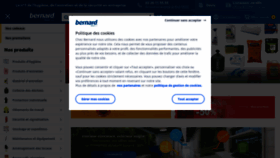 What Bernard.fr website looks like in 2024 