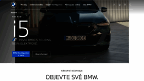 What Bmw.cz website looks like in 2024 