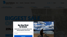What Beachbikes.net website looks like in 2024 