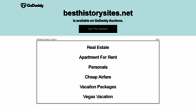 What Besthistorysites.net website looks like in 2024 