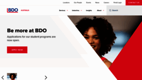 What Bdo.com.au website looks like in 2024 