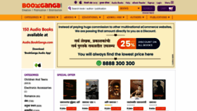What Bookganga.com website looks like in 2024 