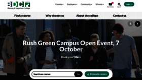 What Barkingdagenhamcollege.ac.uk website looked like in 2024 (1 year ago)