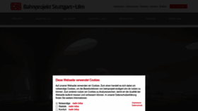What Bahnprojekt-stuttgart-ulm.de website looks like in 2024 