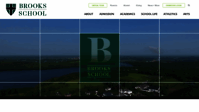 What Brooksschool.org website looks like in 2024 