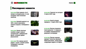 What Belnovosti.by website looked like in 2024 (1 year ago)