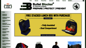 What Bulletblocker.com website looks like in 2024 