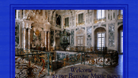What Baroquemusic.org website looked like in 2024 (1 year ago)