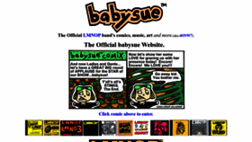 What Babysue.com website looks like in 2024 
