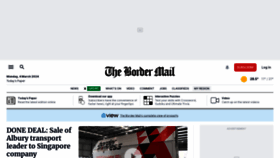 What Bordermail.com.au website looks like in 2024 