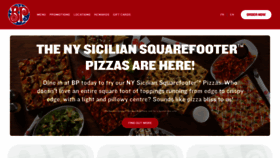What Bostonpizza.com website looks like in 2024 