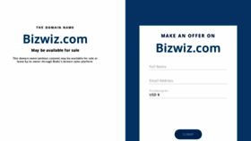 What Bizwiz.com website looks like in 2024 