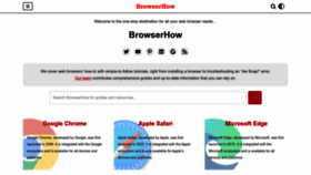 What Browserhow.com website looks like in 2024 