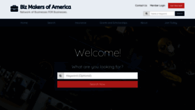 What Bizmakersamerica.org website looks like in 2024 