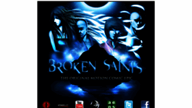 What Brokensaints.com website looks like in 2024 