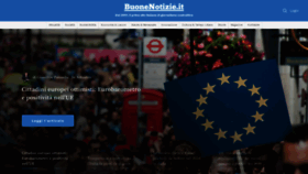 What Buonenotizie.it website looked like in 2024 (2 years ago)