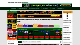What Bongdanet.vn website looks like in 2024 