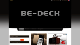 What Be-deck.com website looks like in 2024 