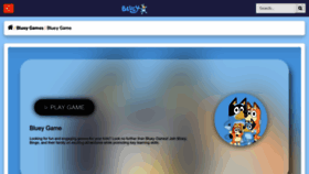 What Blueygame.com website looks like in 2024 