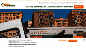 What Bancoalimentare.it website looks like in 2024 