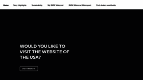 What Bmw-motorrad.com website looks like in 2024 
