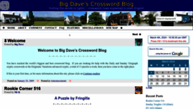 What Bigdave44.com website looks like in 2024 