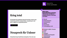 What Belleslettres.eu website looks like in 2024 